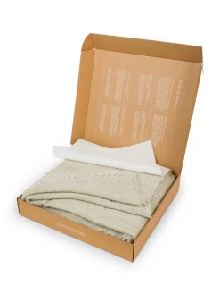 society limonta Biancheria Da Letto|Coperte E Plaid|Plaid morbidissimo in lana e alpaca Special Capsule SOCIETY Made in Italy per Coincasa Beige