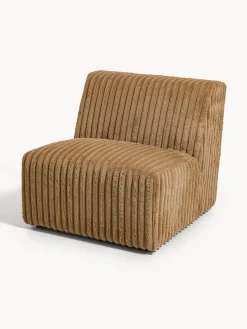 coincasa Divani Poltrone E Pouf|Poltrona effetto pelo Stripes Giallo scuro