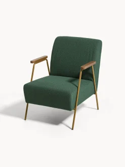 coincasa Divani Poltrone E Pouf|Poltrona rivestita Rustic Verde