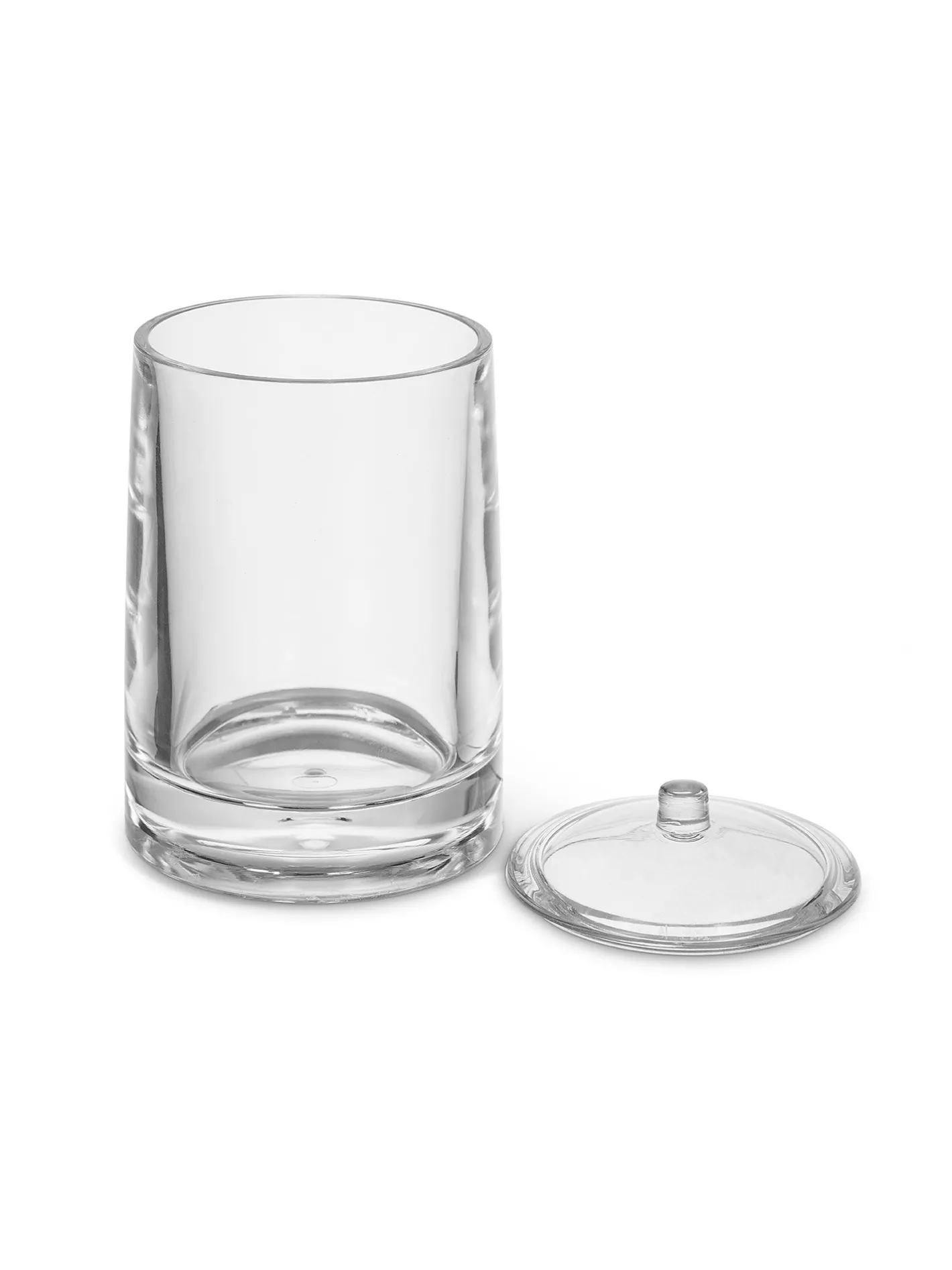 coincasa Accessori Bagno|Biancheria Bagno|Porta cotone in plexiglass Trasparente