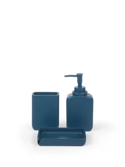 coincasa Accessori Bagno|Biancheria Bagno|Porta sapone poliresina tinta unita Blu