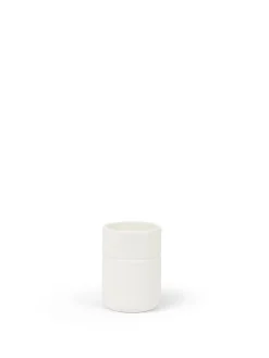 coincasa Accessori Bagno|Biancheria Bagno|Porta spazzolini in ceramica lucida Bianco