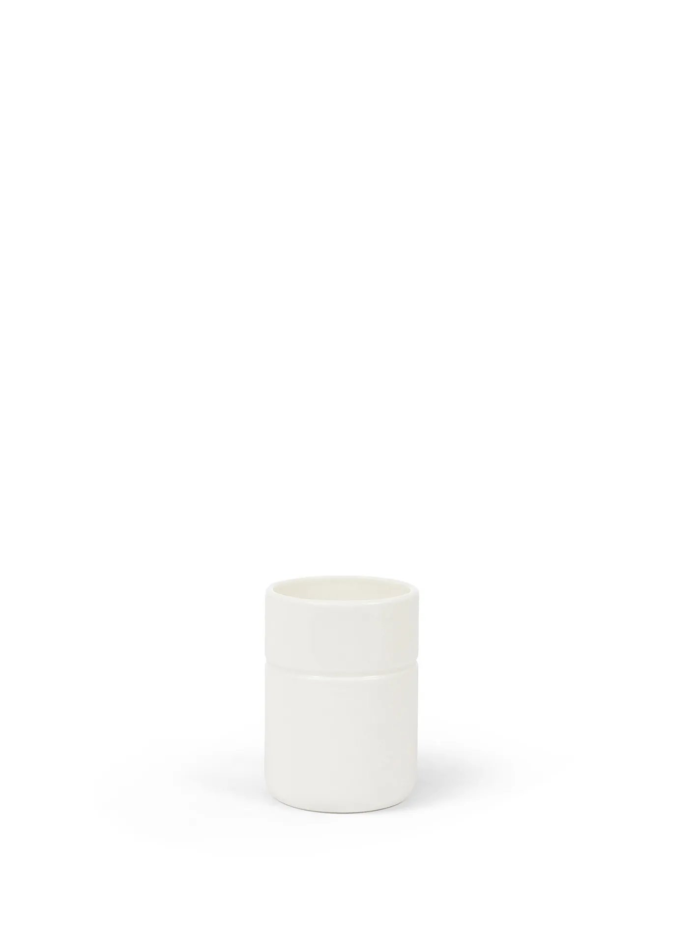 coincasa Accessori Bagno|Biancheria Bagno|Porta spazzolini in ceramica lucida Bianco