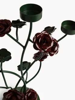 coincasa Lanterne, Candelieri E Portacandele|Porta t-light in ferro lavorato a mano Verde