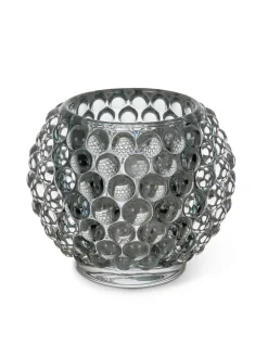 coincasa Lanterne, Candelieri E Portacandele|Porta t-light in vetro bubble Blu