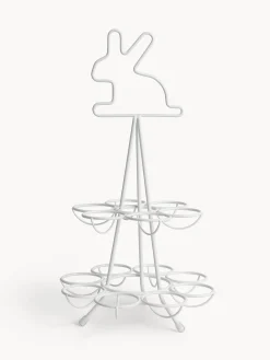 coincasa Accessori E Utensili Cucina|Porta uovo 2 piani ferro smaltato Bianco