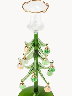 coincasa Lanterne, Candelieri E Portacandele|Altre Decorazioni Natalizie|Portacandela ad Albero di Natale Verde