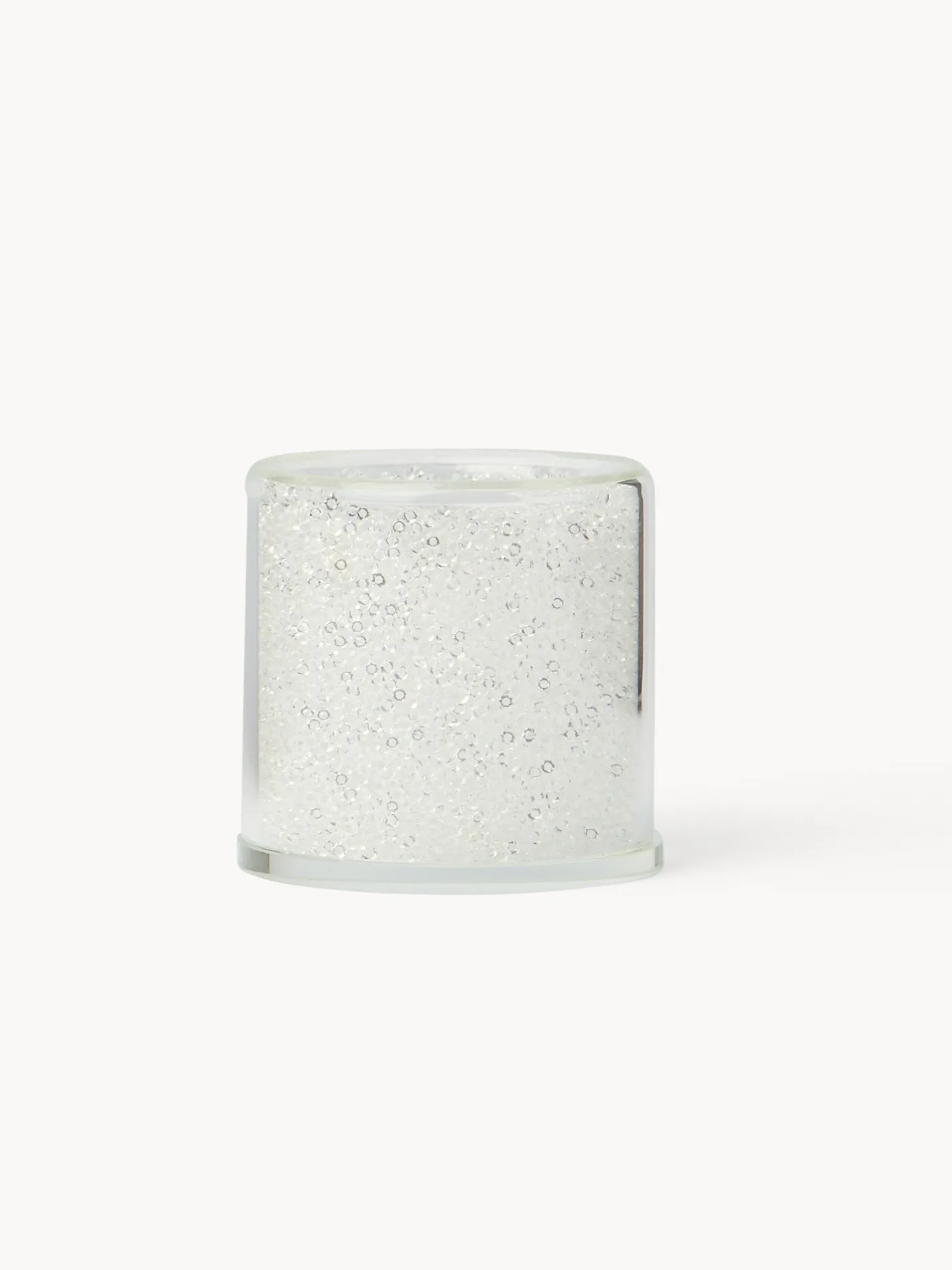 coincasa Lanterne, Candelieri E Portacandele|Altre Decorazioni Natalizie|Portacandela in vetro con pailletes Trasparente