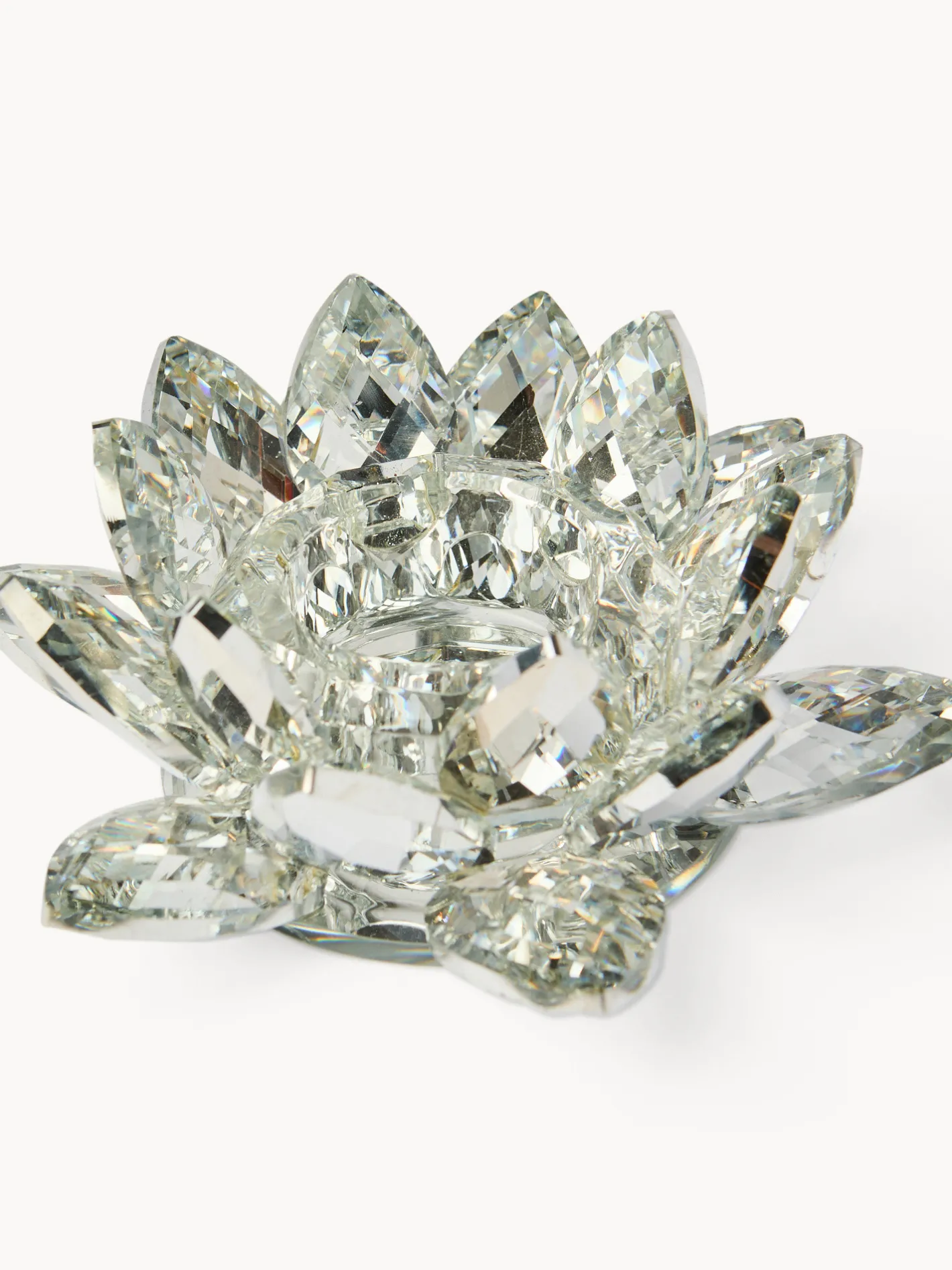 coincasa Lanterne, Candelieri E Portacandele|Altre Decorazioni Natalizie|Portacandele a forma di fiore Trasparente