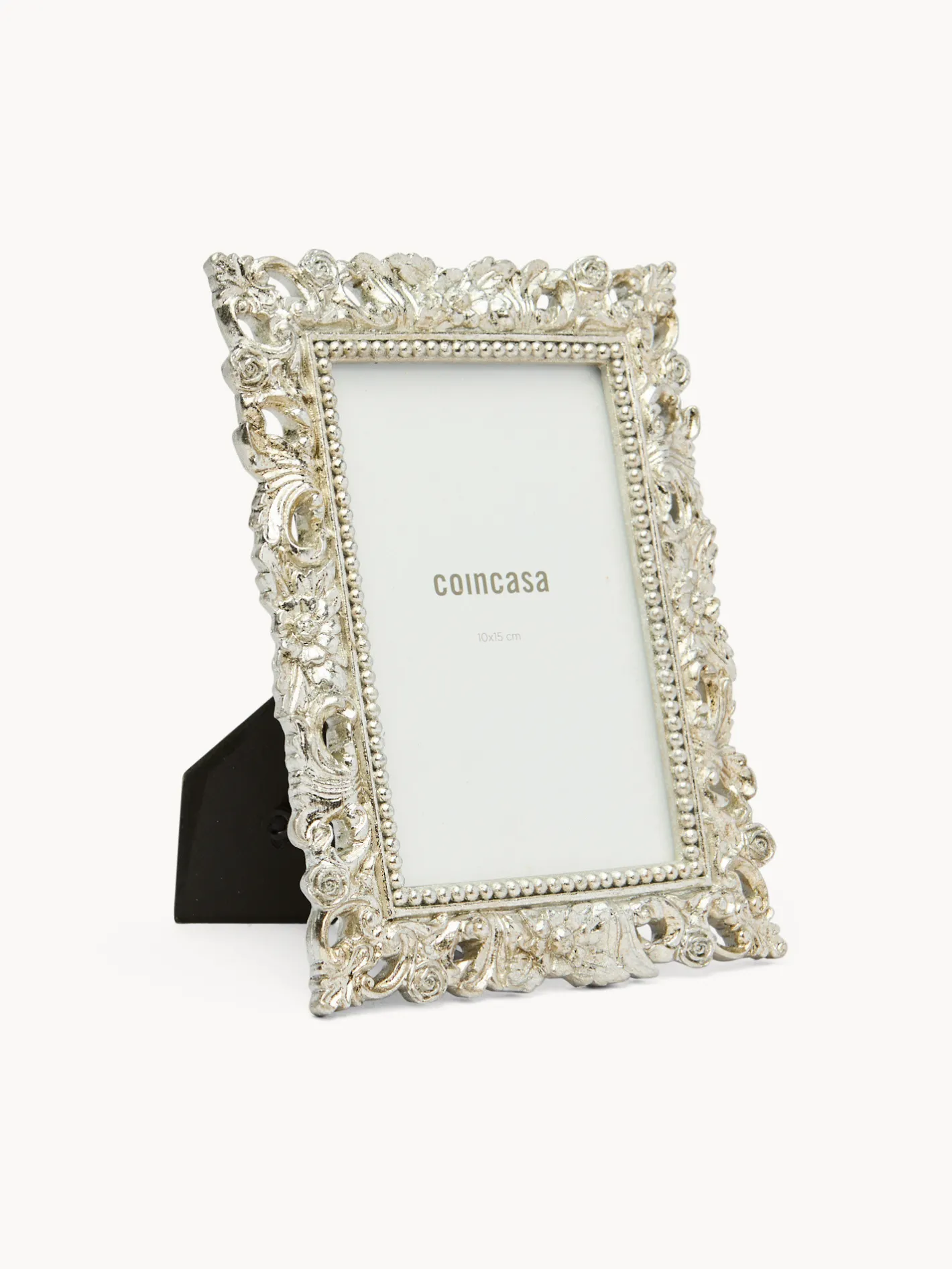 coincasa Portafoto E Cornici|Altre Decorazioni Natalizie|Portafoto con cornice in poliresina Grigio argento