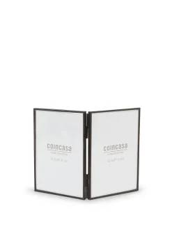 coincasa Portafoto E Cornici|Portafoto doppio profili neri Nero