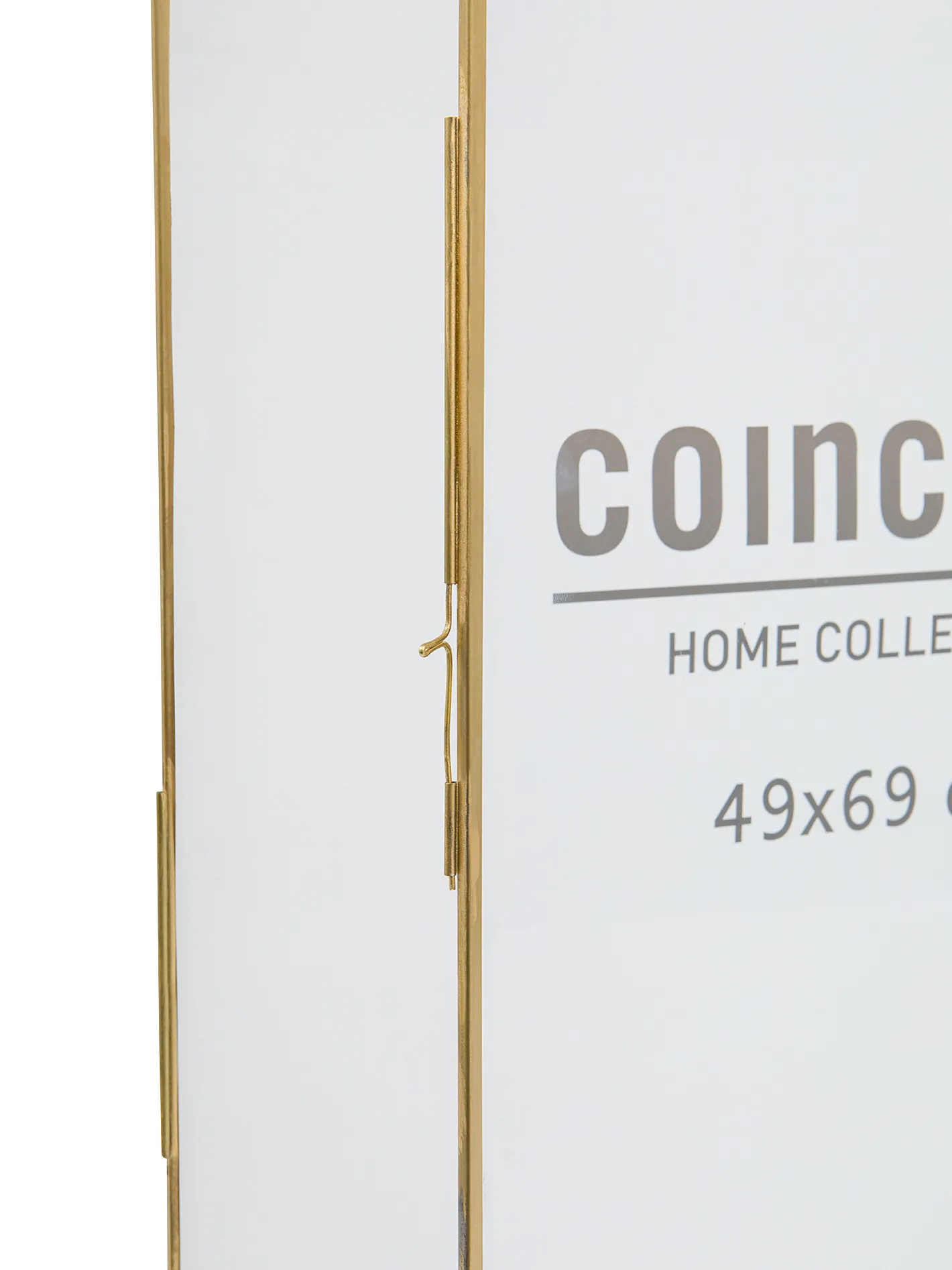 coincasa Portafoto E Cornici|Portafoto murale profili dorati 50x70 Marrone ottone