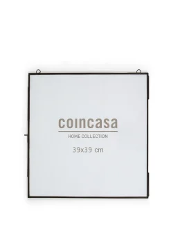 coincasa Portafoto E Cornici|Portafoto murale profili neri 40x40 Nero