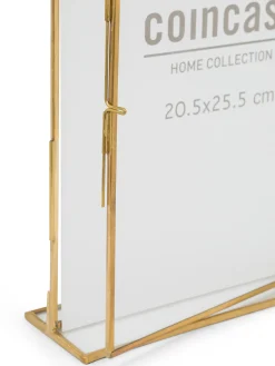 coincasa Portafoto E Cornici|Portafoto profili dorati 21x26 Marrone ottone