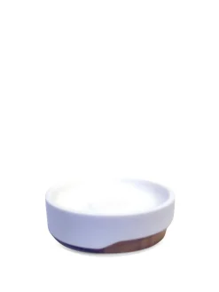 coincasa Accessori Bagno|Biancheria Bagno|Portasapone dettaglio in bamboo Design Bianco