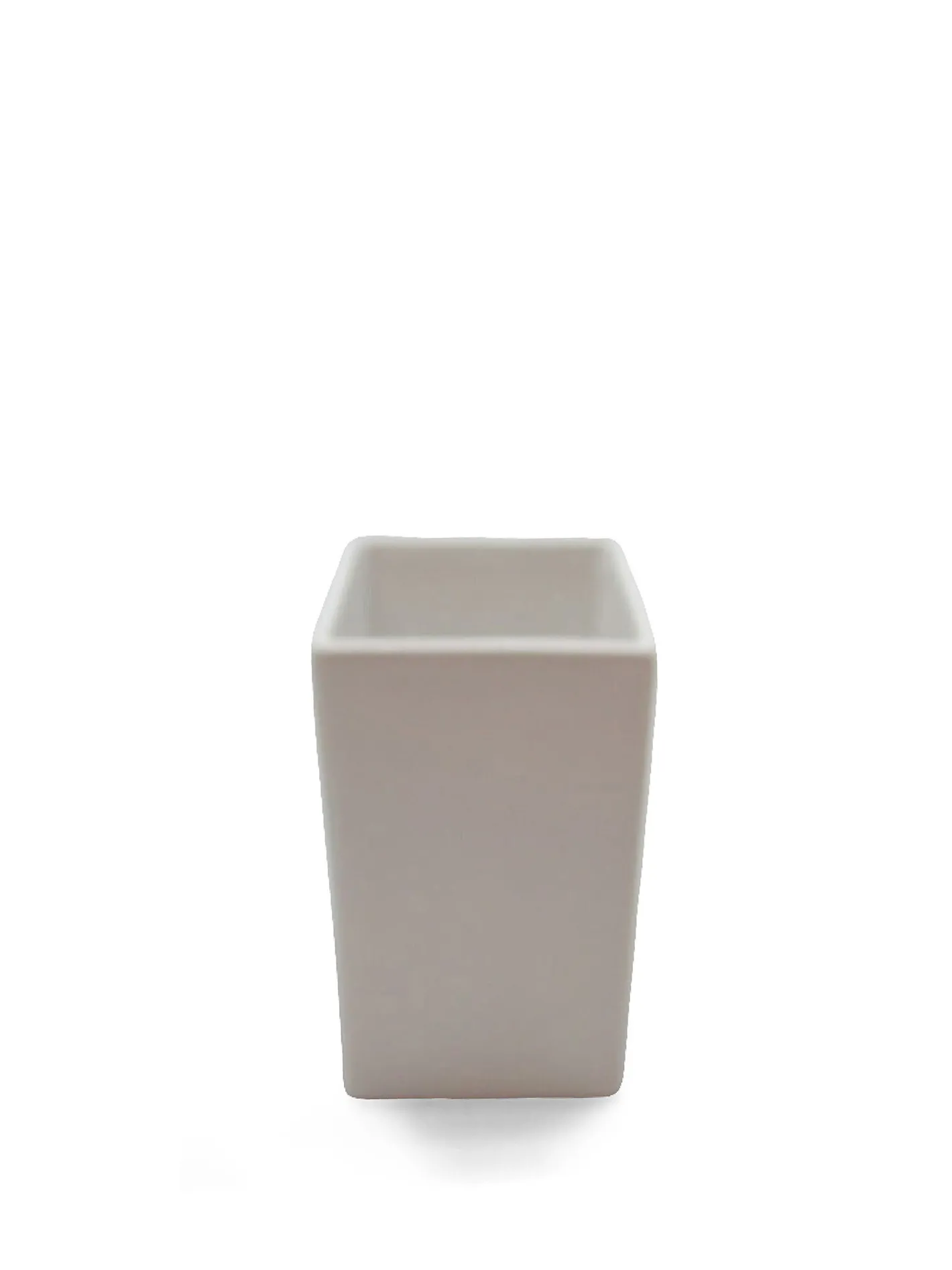 coincasa Accessori Bagno|Biancheria Bagno|Portaspazzolini artigianale in ceramica Quadra Bianco