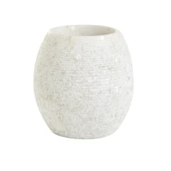 coincasa Accessori Bagno|Biancheria Bagno|Portaspazzolino Marmo Rigato Bianco