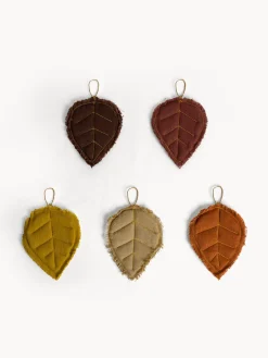 coincasa Biancheria Da Tavola|Presine E Guanti Da Cucina|Presina a forma di foglia in puro lino Multicolor