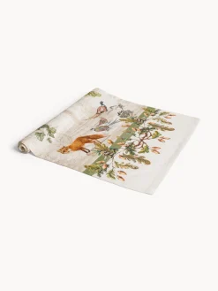 coincasa Biancheria Da Tavola|Runner|Runner Artemide by Tessitura Randi in drill di puro cotone stampato Bianco