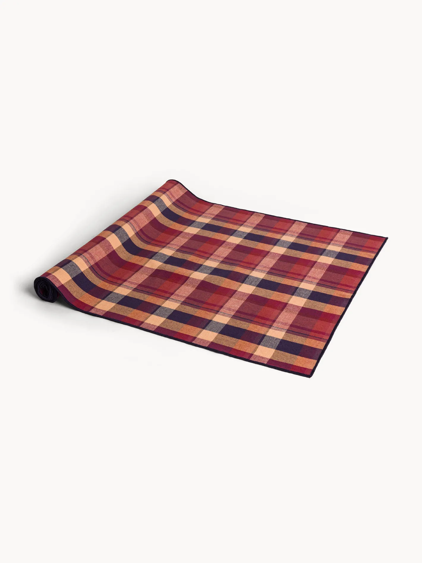 coincasa Biancheria Da Tavola|Runner|Runner check in cotone tinto Multicolor
