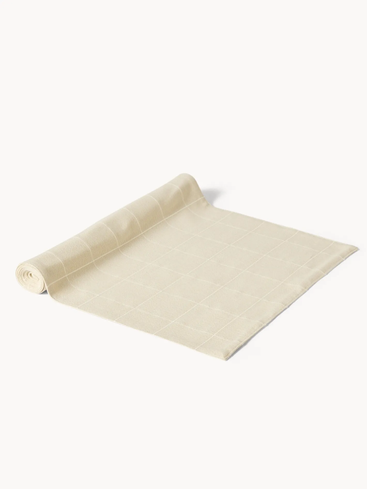 coincasa Runner|Tovaglie E Runner Natalizi|Runner in cotone e lurex motivo check Oro