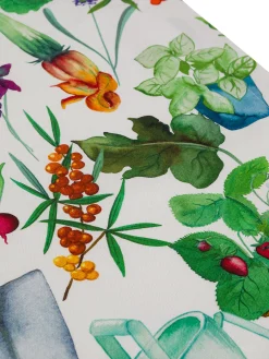 coincasa Biancheria Da Tavola|Runner|Runner panama di cotone stampa vegetale Multicolor