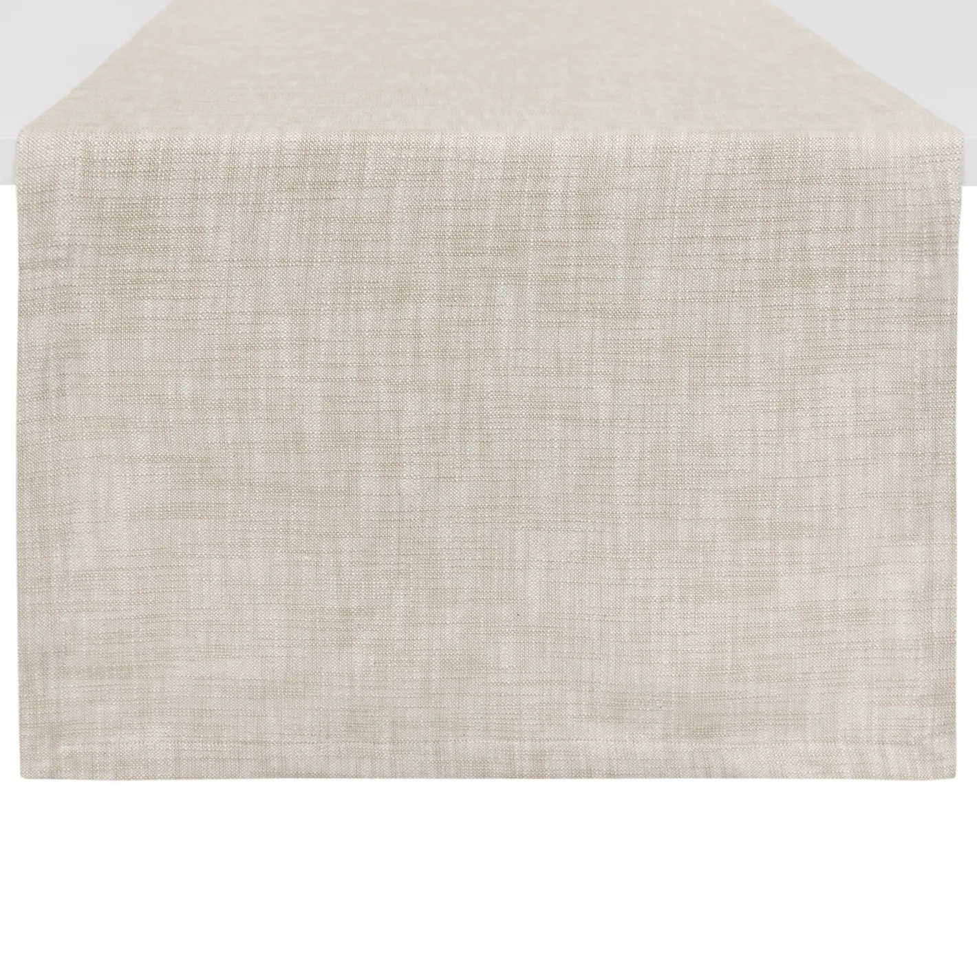 coincasa Biancheria Da Tavola|Runner|Runner puro cotone fiammato tinta unita Beige chiaro