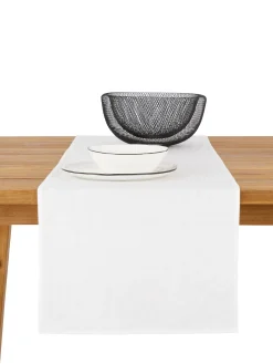 coincasa Biancheria Da Tavola|Runner|Runner puro lino lavato tinta unita Bianco