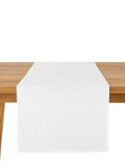 coincasa Biancheria Da Tavola|Runner|Runner puro lino lavato tinta unita Bianco