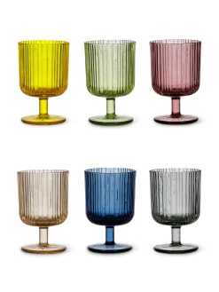 coincasa Bicchieri E Calici|Set 6 calici Lyrics Multicolor