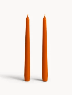 coincasa Candele E Diffusori|Set 2 candele torchon Arancione