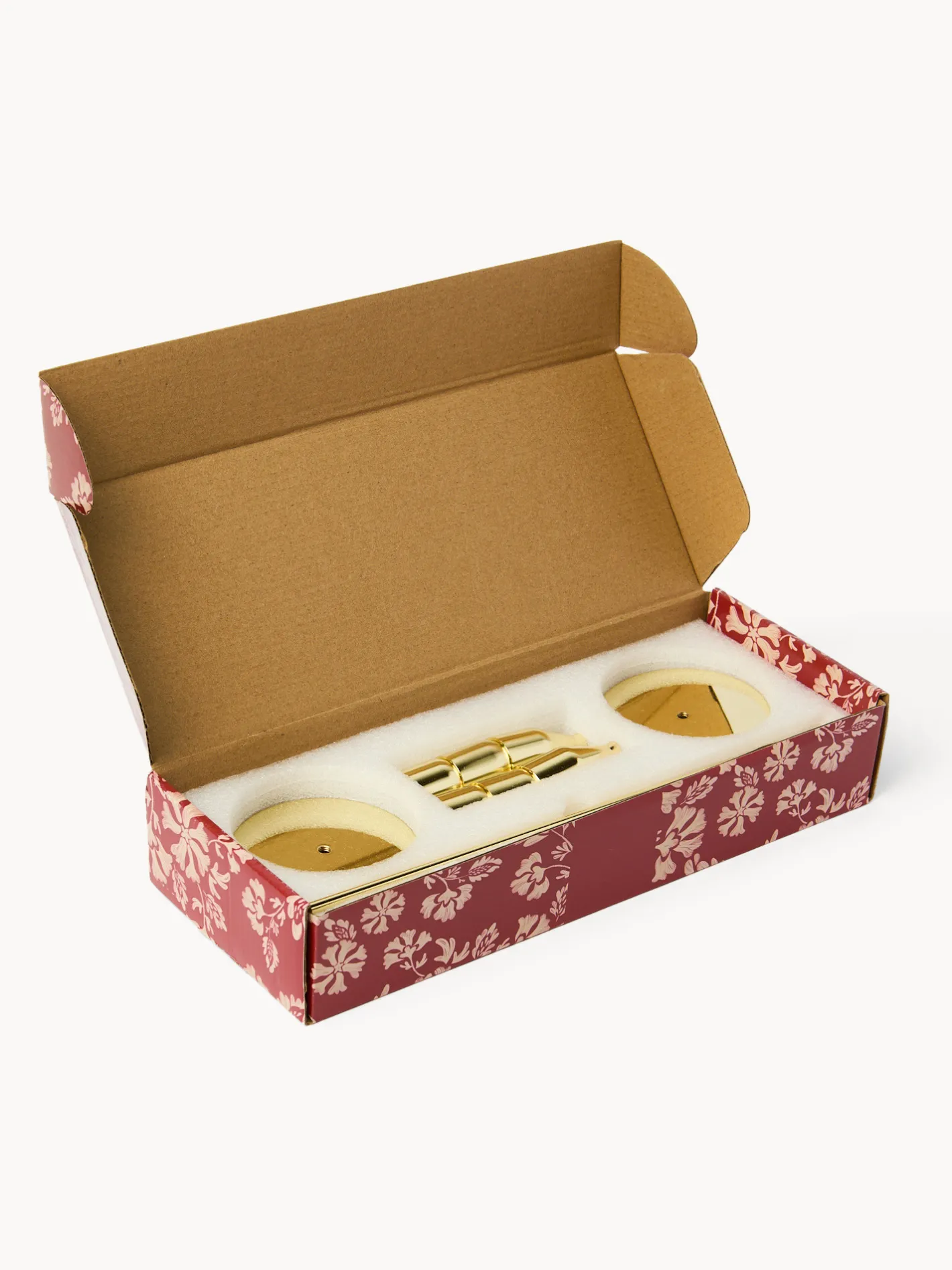 coincasa Candele E Diffusori|Candele Natalizie|Set 6 candelieri dorati Oro