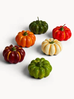 coincasa Candele E Diffusori|Set 6 candeline a zucca Multicolor