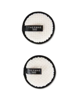 coincasa Accessori Bagno|Biancheria Bagno|Set 2 dischetti levatrucco riutilizzabili Bianco