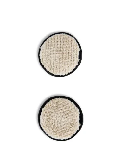 coincasa Accessori Bagno|Biancheria Bagno|Set 2 dischetti levatrucco riutilizzabili Marrone