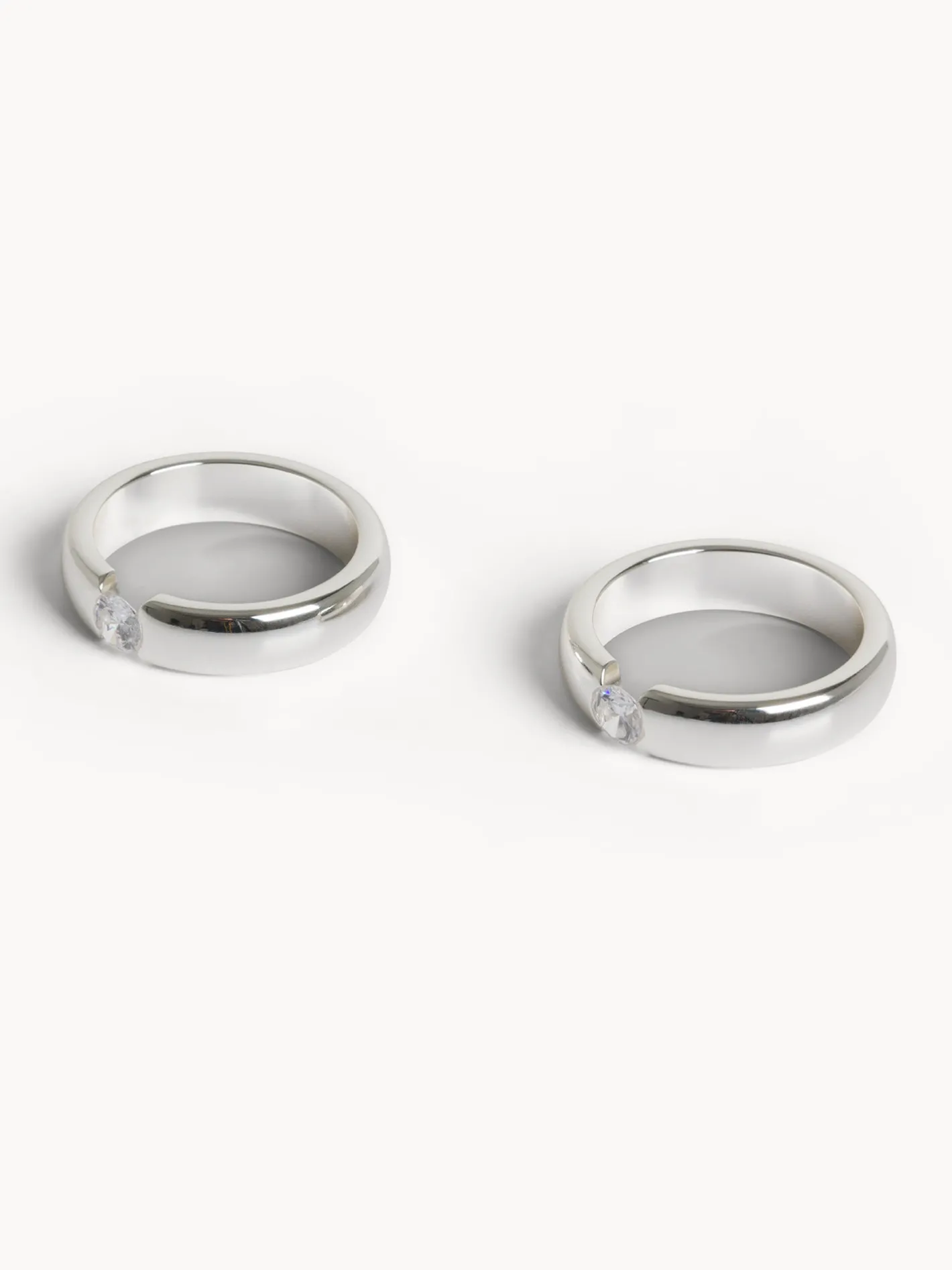 coincasa Accessori E Utensili Cucina|Set 2 portatovaglioli in silver plated Grigio