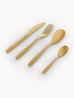coincasa Posate|Set 24 posate acciaio Eleven gold Oro