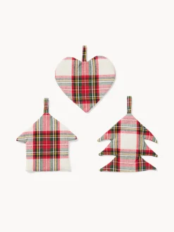 coincasa Accessori E Utensili Cucina|Set 3 presine natalizie tartan Multicolor