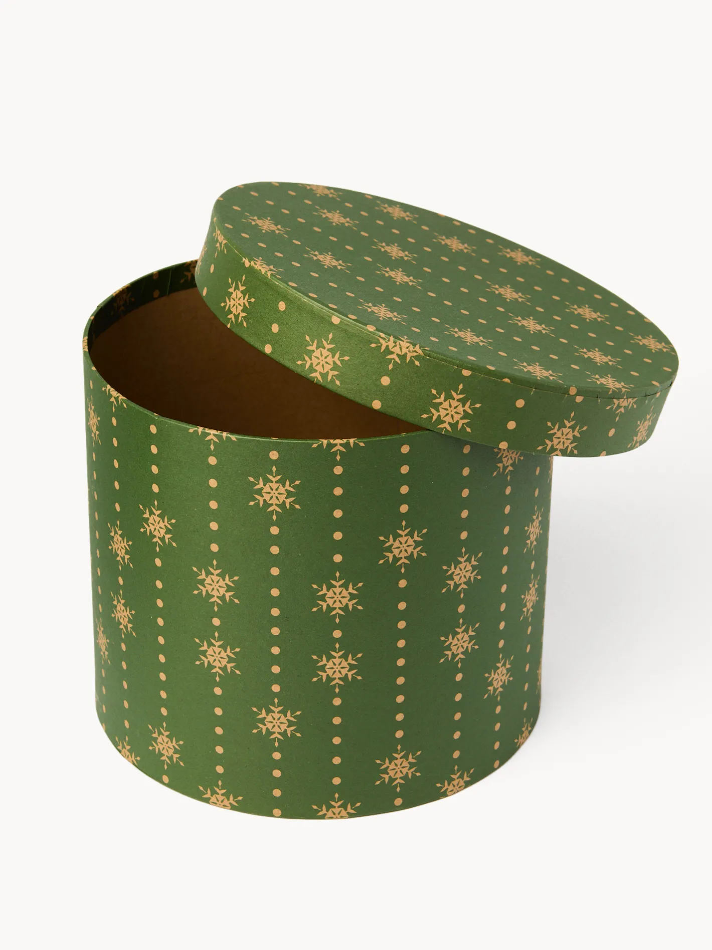 coincasa Altre Decorazioni Natalizie|Set 3 scatole rotonde Verde