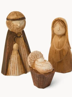 coincasa Altre Decorazioni Natalizie|Set 11 soggetti natività in legno Multicolor
