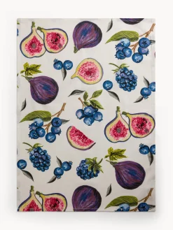 coincasa Biancheria Da Tavola|Grembiuli E Strofinacci|Set 2 strofinacci in panama di puro cotone Viola