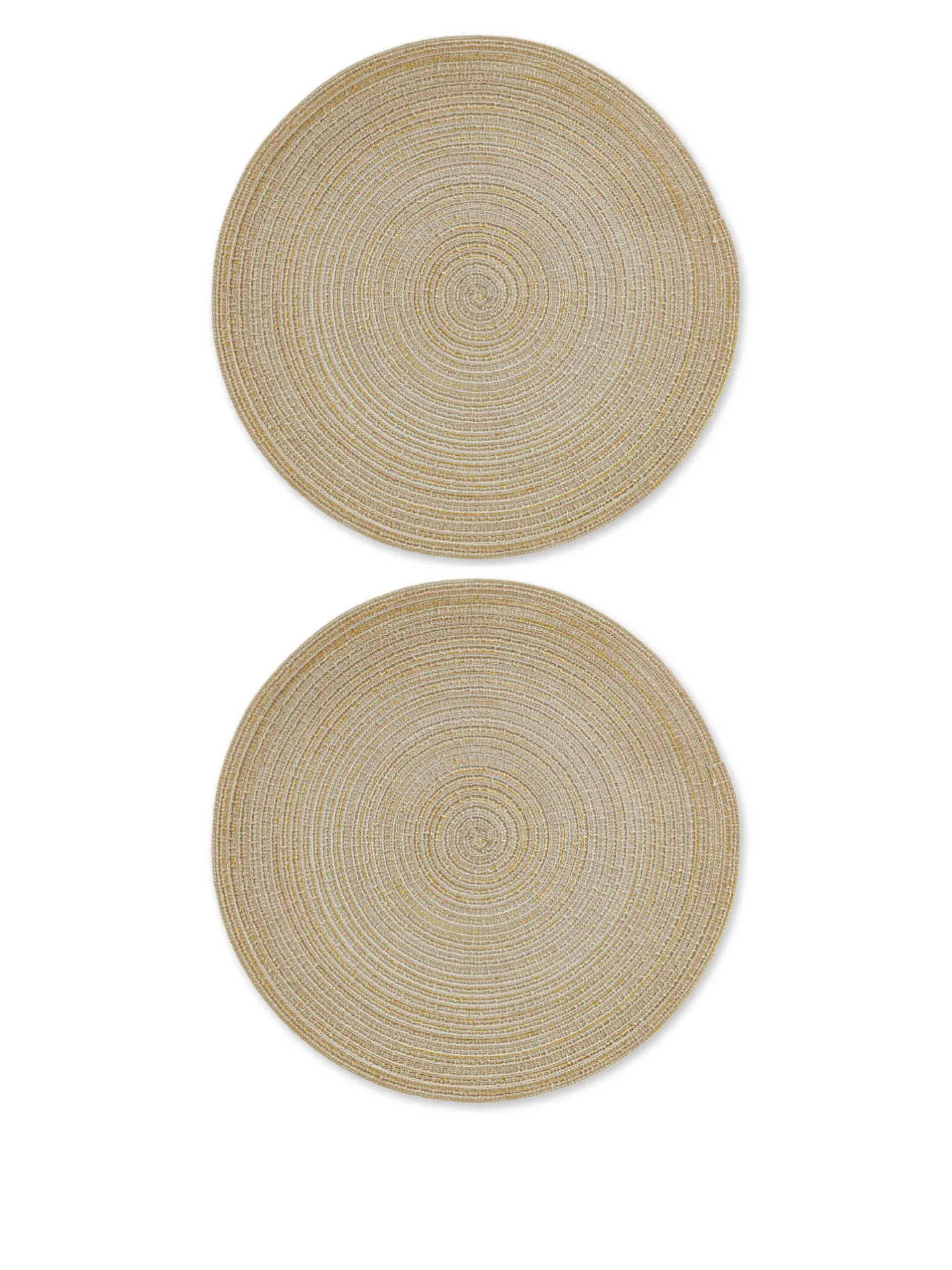 coincasa Biancheria Da Tavola|Tovagliette|Set 2 tovagliette trama intrecciata Oro