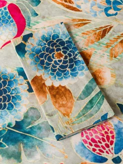 coincasa Biancheria Da Tavola|Tovaglie E Tovaglioli|Set 2 tovaglioli in twill di puro cotone stampa floreale Multicolor