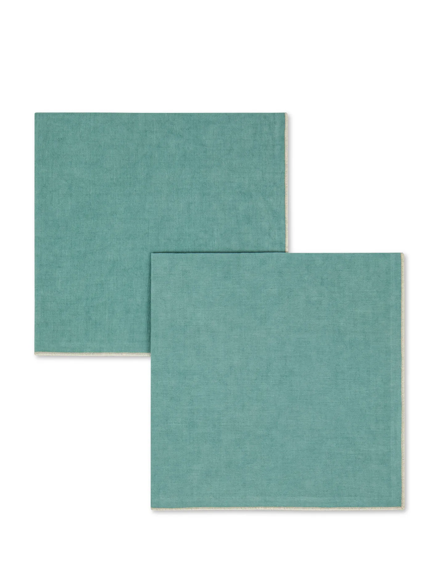 coincasa Biancheria Da Tavola|Tovaglie E Tovaglioli|Set 2 tovaglioli misto lino tinta unita Verde acqua
