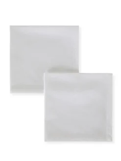 coincasa Biancheria Da Tavola|Tovaglie E Tovaglioli|Set 2 tovaglioli twill di cotone tinta unita Bianco