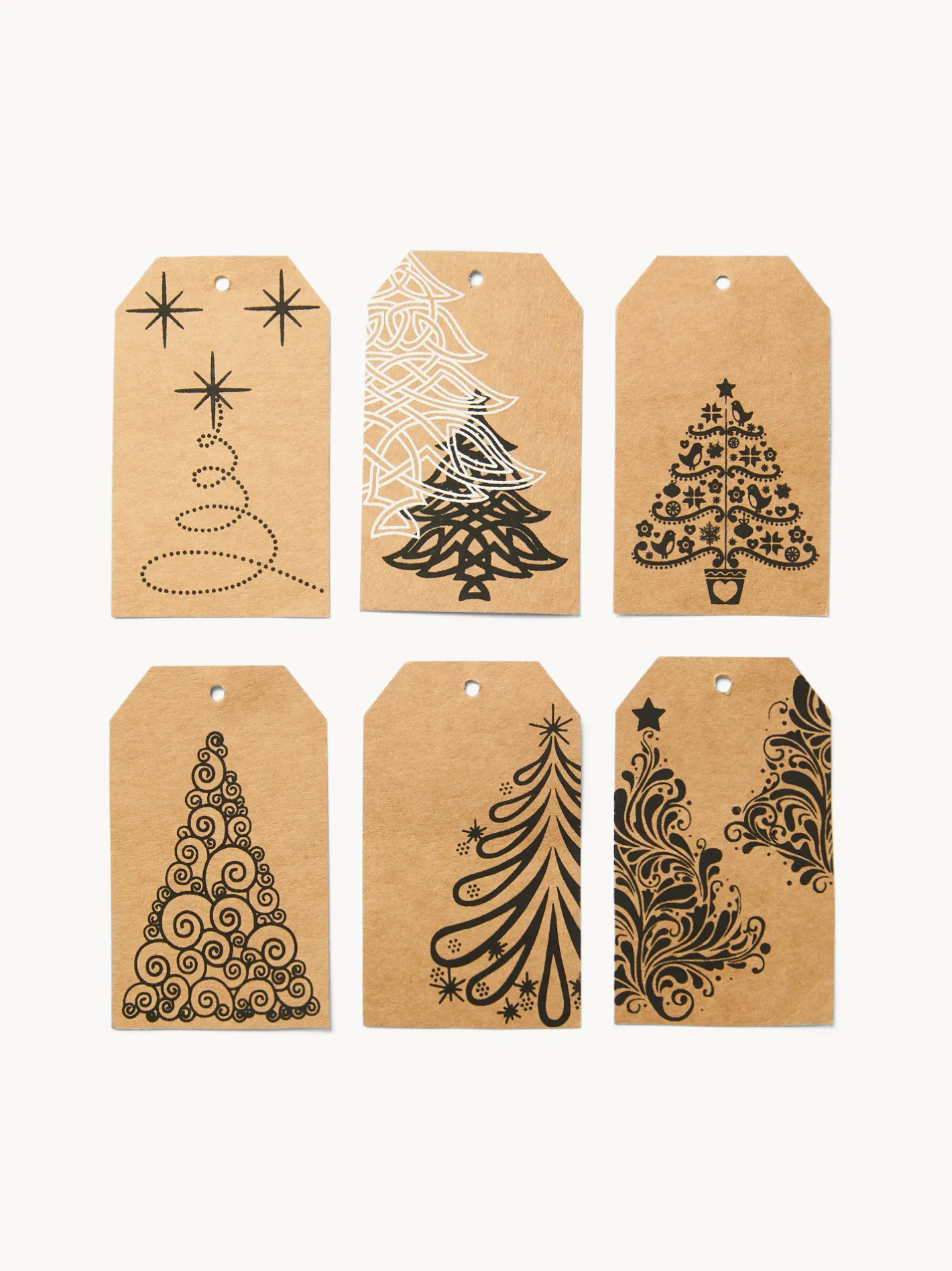 coincasa Altre Decorazioni Natalizie|Set di 6 chiudi pacco Multicolor