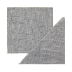coincasa Biancheria Da Tavola|Tovaglie E Tovaglioli|Set due tovaglioli mèlange a trama fiammata Grigio