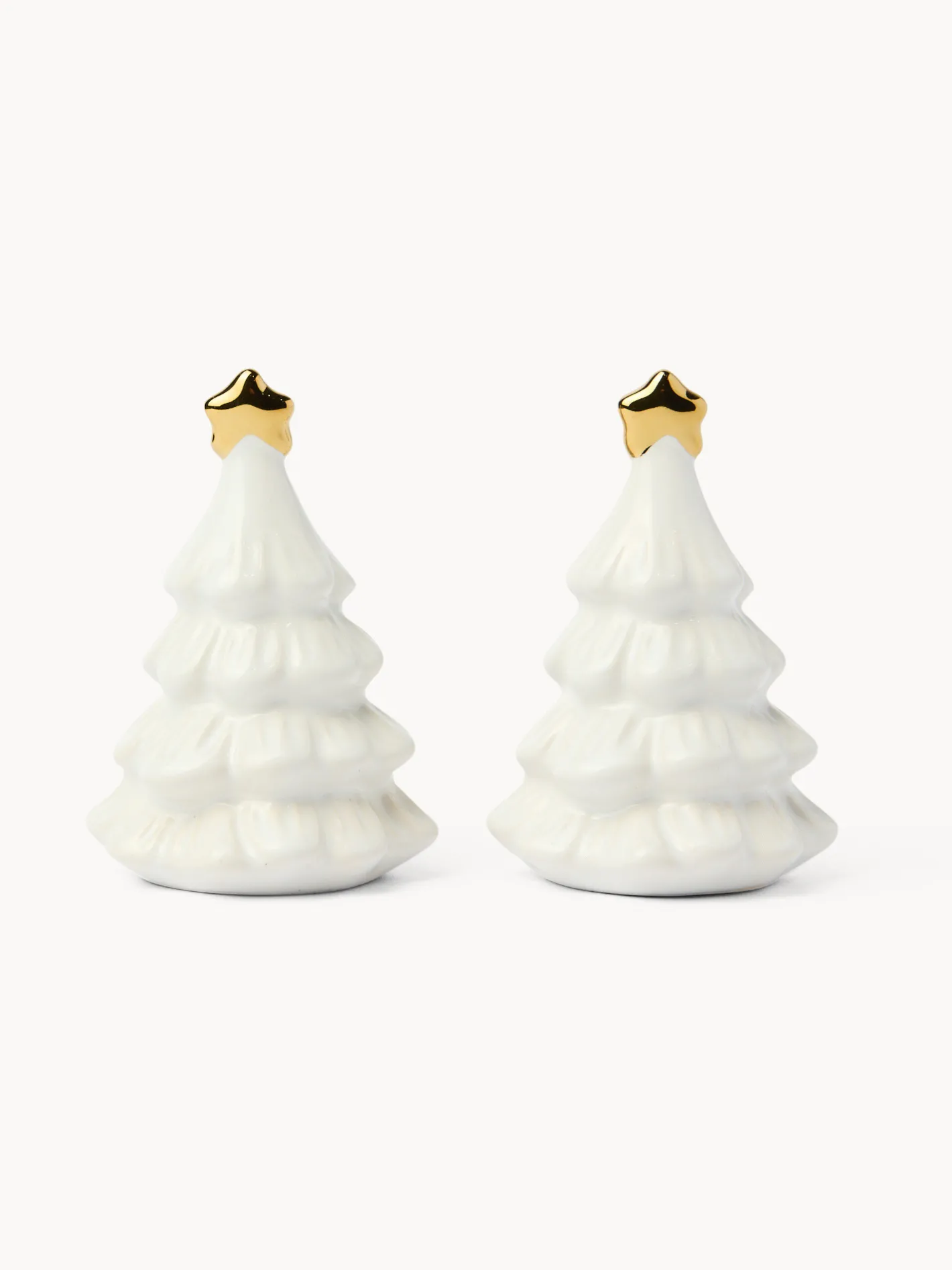 coincasa Accessori E Utensili Cucina|Set sale e pepe in ceramica ad alberello Bianco