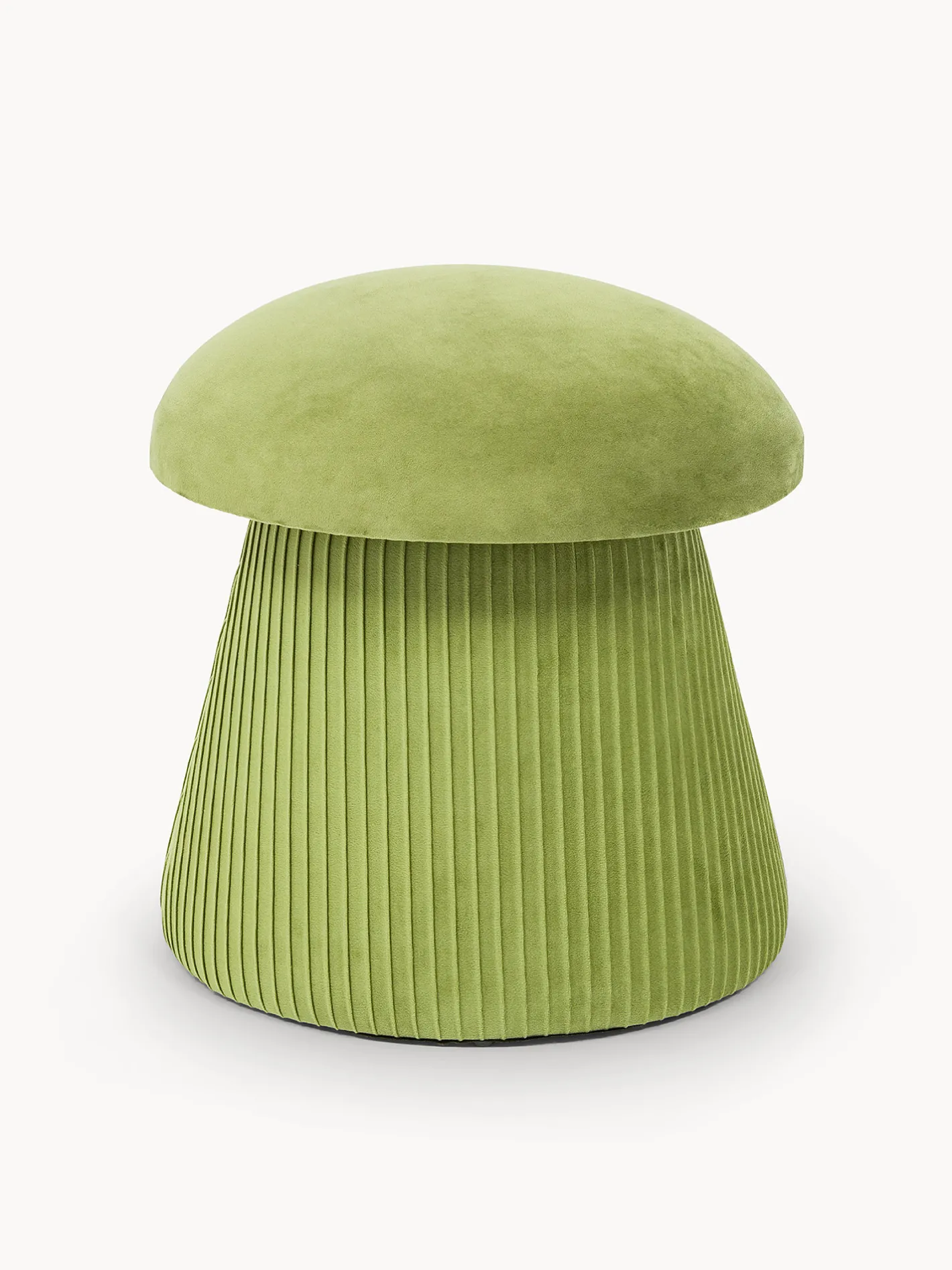 coincasa Sedie E Sgabelli|Sgabello in velluto Mushroom Verde