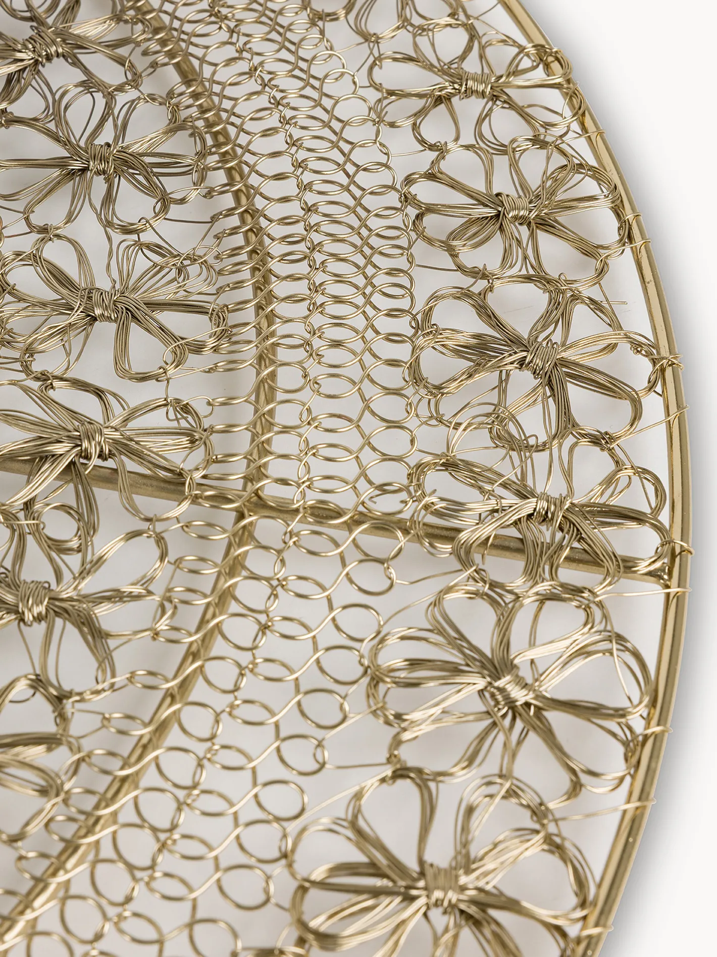 coincasa Specchi|Specchio con cornice in filo dorato Oro